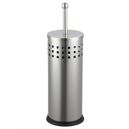 HOME BASICS Brushed Stainless Steel Toilet Plunger TB41139